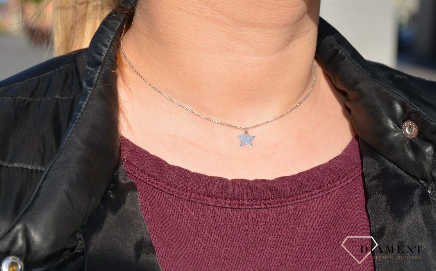 Celebrytka srebrna gwiazdka Dall'Acqua C RM 20411 039.jpg